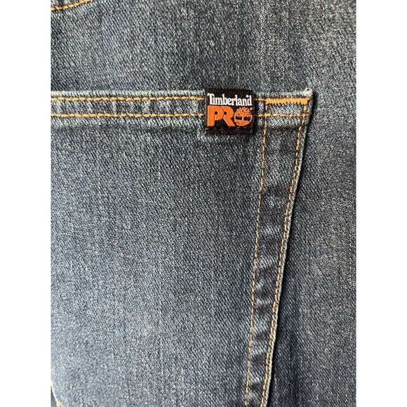 Men’s Timberland Pro Blue Jeans Straight Fit 46 X 32 NWT - Picture 4 of 6